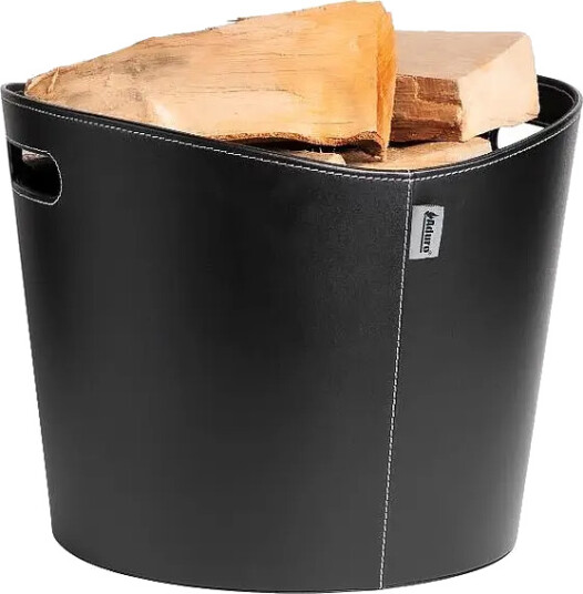 Aduro Proline vedkurv 39cm Sort kunstlær 53299 Aduro Proline vedkurv 39cm Sort kunstlær 53299