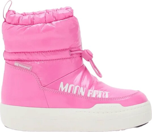 Moon Boot Mb Jr Park Tube Mid Glitter Wp PINK 28