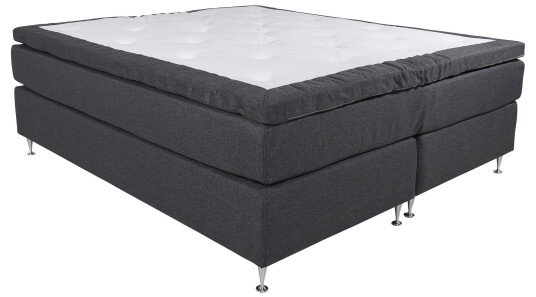 Venture Design Älvdalen kontinental seng Mørkegrå 180 cm Fast Grå Venture Design Älvdalen kontinental seng Mørkegrå 180 cm Fast Grå
