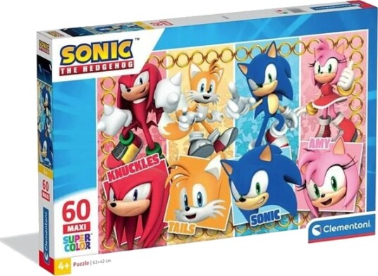 Clementoni Maxi Puslespill - 60 brikker - Sonic the Hedgehog