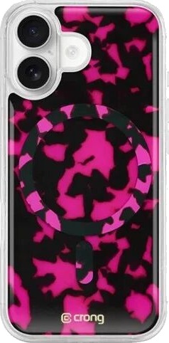 CRONG Deluxe MAG Cover   iPhone 17 MagSafe Case Pink Tortoise