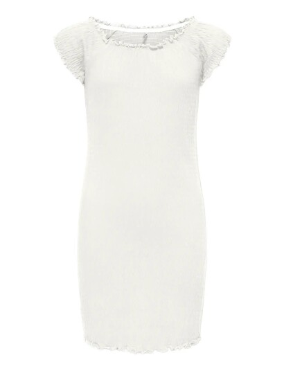 Kids Only Kogjojo Life Ss Dress Jrs   White   158 164