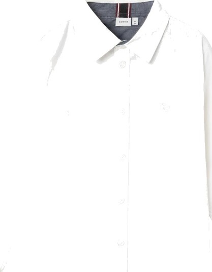 Name It Nkmnewsa Ls Shirt Noos White 146 152
