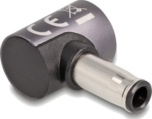 Delock Strømkoblingsadapter 5,5 X 2,1 Mm Dc-Jakk Hann Til 8-Stiftskontakt Magnetisk 20 V 3 A Antrasitt