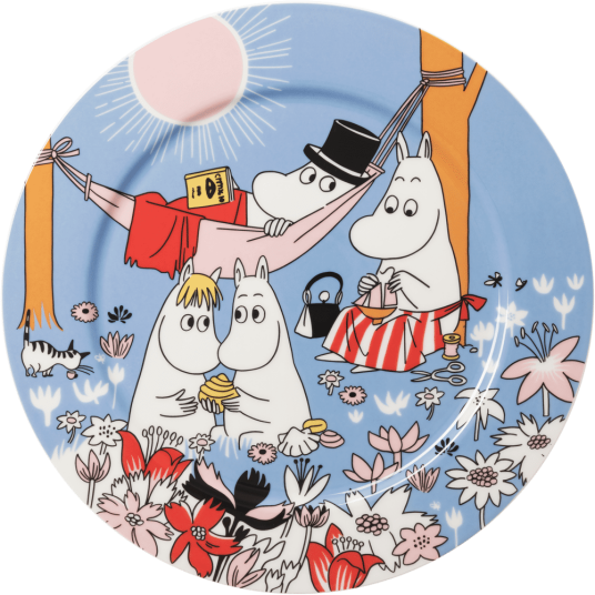 Moomin Arabia Mummi serveringsfat Familiekos Ø30 cm