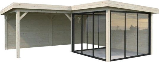 Hagestue Palmako Lenna 24,9 m2 Set 412 Slide