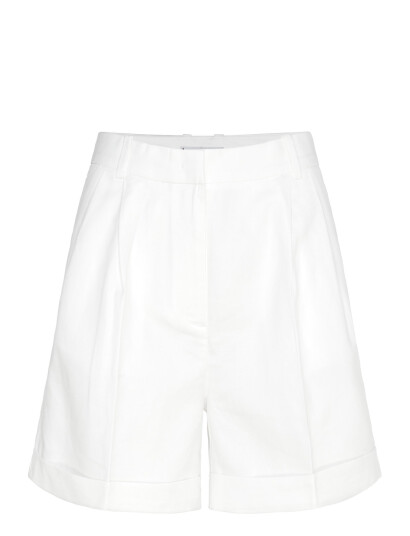 Tommy Hilfiger Linen Mix Pleated Short - White - 38