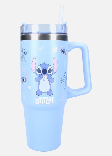 Disney Lilo & Stitch Tumbler Vannflaske Bottled Bliss 900 ml Blå Disney Lilo & Stitch Tumbler Vannflaske Bottled Bliss 900 ml Blå