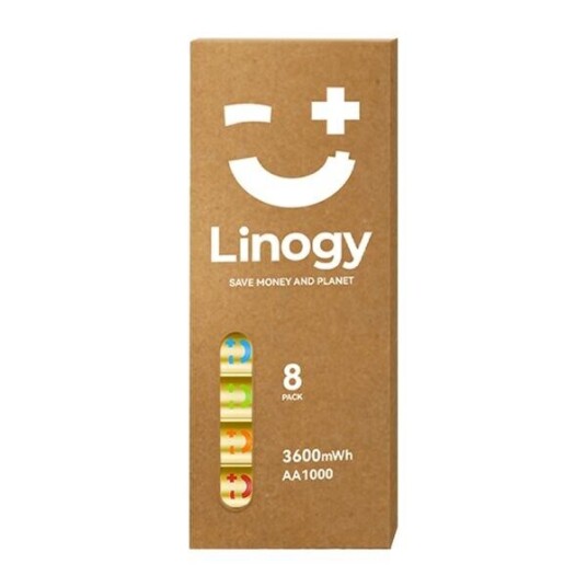 Linogy AA Li ion Pro oppladbare batterier 8 stk