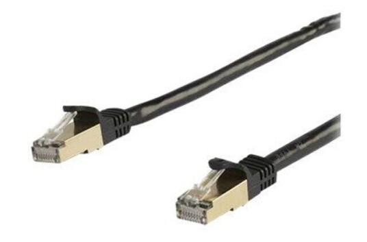 StarTech 7m CAT6a Ethernet Kabel, 10 Gigabit Snagless RJ45, Svart