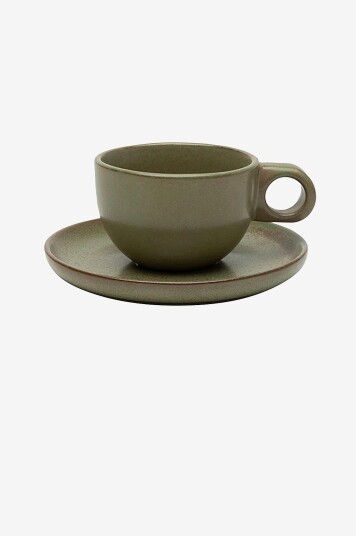 Serax - Kaffekopp + underkop Surface av Sergio Herman 4-pakning - Grønn Serax - Kaffekopp + underkop Surface av Sergio Herman 4-pakning - Grønn