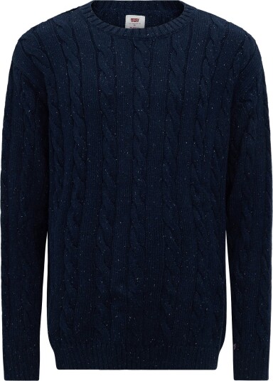 Levi"s® Laurel Crew Cable Neps Navy Bl   BLUES   L