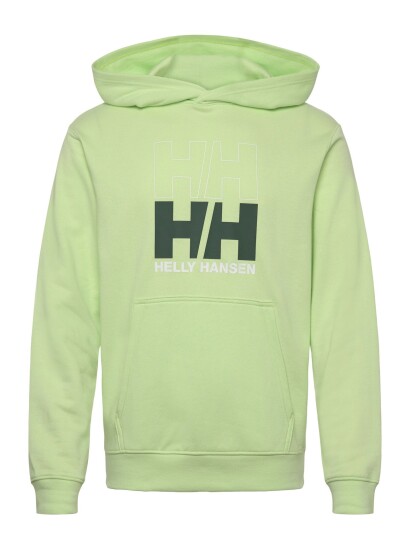 Helly Hansen Core Graphic Sweat Hoodie   Green   XL