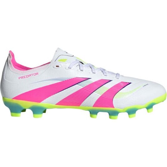 Adidas Predator League MG Cloud White/Lucid Pink/Lucid Lemon 44 2/3