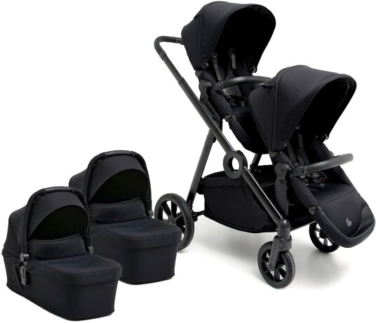 Beemoo Pro Multi 2 Tvillingvogn Coffee Black