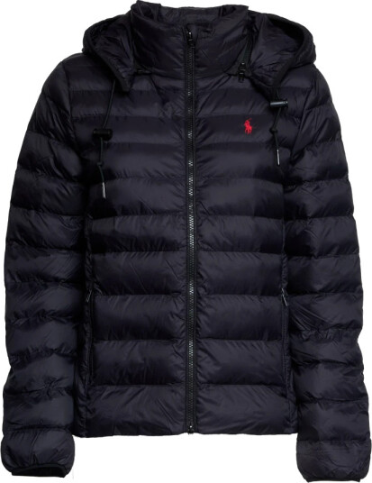 Polo Ralph Lauren Water-Resistant Packable Hooded Jacket - Black - L