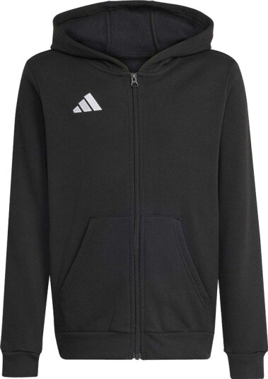 adidas Hettegenser Fz Entrada 26 Svart/hvit Barn størrelse 116 cm