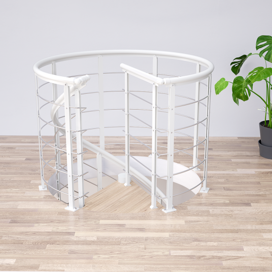 Dolle Design Spiral Reposgelender Hvit Ø140/ø160