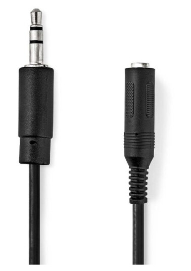 Nedis 3.5 mm til 6.35 mm Stereo lydkabel Nikkelbelagt 0.20 m