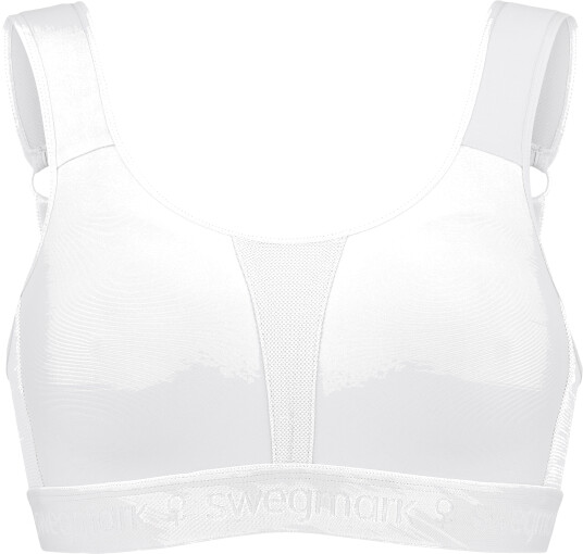 Swegmark Kimberly Iconic Sport Bra White 65E, White