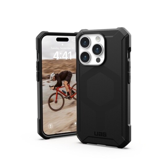 Urban Armor Gear (Uag) Iphone 15 Pro Deksel Essential Armor Magsafe Svart