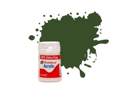 Humbrol Akryl No 242 RLM 71 Dunkelgrun - Matt 18,2ml boks