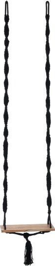 J Line Swing Cotton/Albasia Wood Black Black One Size