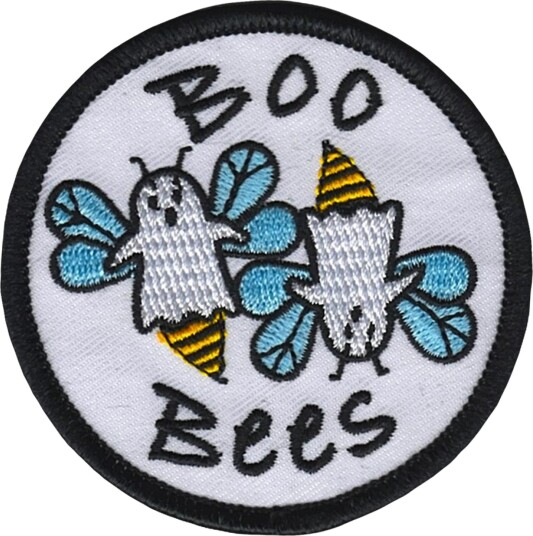 Märkbar Stoffmerke Boo Bees R-3-6 Märkbar Stoffmerke Boo Bees R-3-6