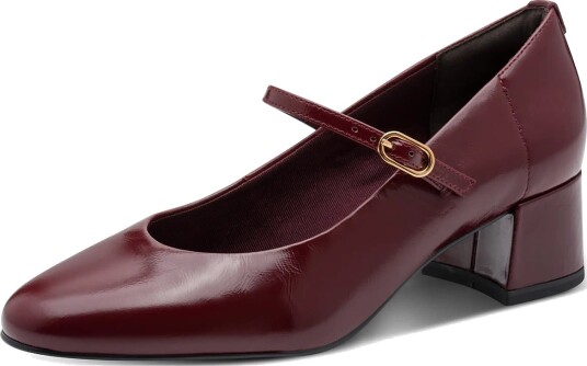 Tamaris Women Court Sho Burgundy 42