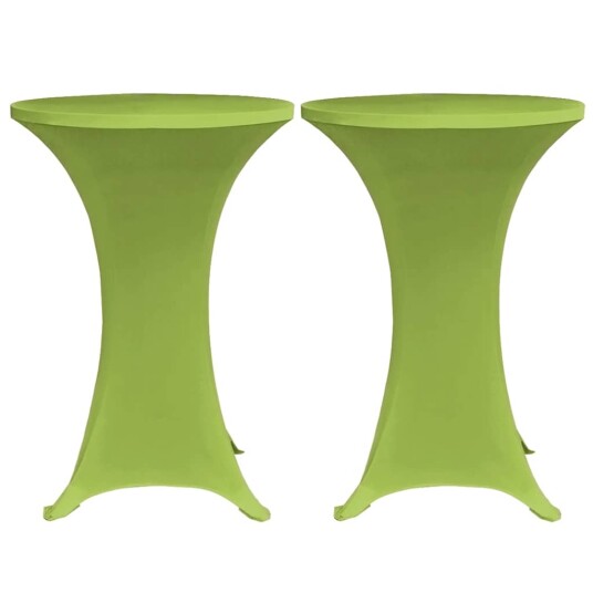 vidaXL Elastisk bordduk 4 stk 70 cm grønn
