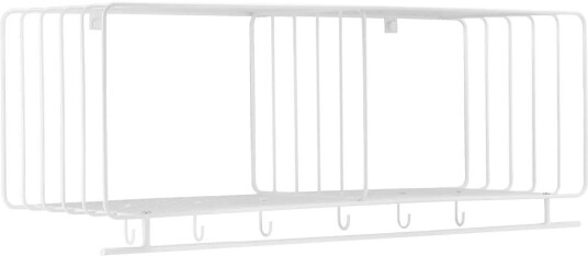 Scandi Living Nod hatthylle 90 cm White