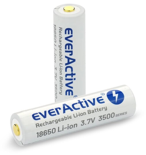 EverActive 18650 Oppladbart Batteri 3500mAh Med MicroUSB