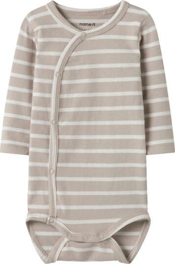Name It baby   Body nbnOsuppa LS Wrap Body   Grå