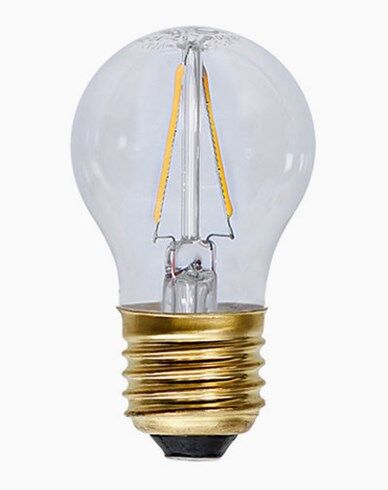 Star Trading Decoration LED Klar filament lampe E27 2100K 120lm 2W (15W)