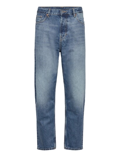 Weekday Ray Mid Rise Relaxed Tapered Leg Jeans Blue 27 x 32