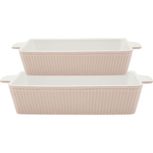 GreenGate Alice ildfast form sett med 2 stk fudge GreenGate Alice ildfast form sett med 2 stk fudge