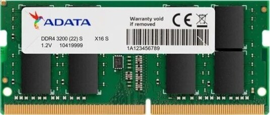 ADATA Premier SO-DIMM DDR4-3200 8 GB CL22 1x8 GB grønn AD4S32008G22-SGN ADATA Premier SO-DIMM DDR4-3200 8 GB CL22 1x8 GB grønn AD4S32008G22-SGN