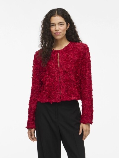 Vila VIROSIE CARDIGAN I JESTER RØD GENSERE & CARDIGANS Rød 42 Vila VIROSIE CARDIGAN I JESTER RØD GENSERE & CARDIGANS Rød 42