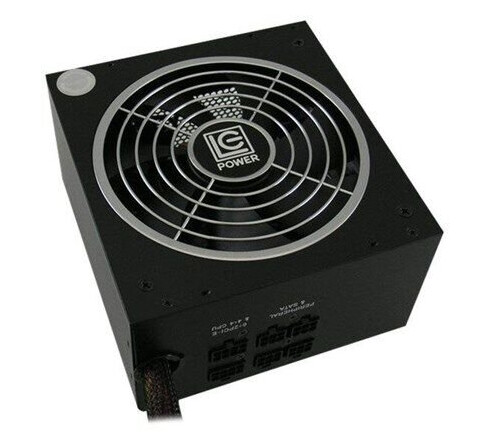 LC Power GP4 Series LC6560GP4 V2.4 Strømforsyning (PSU) - 560 Watt - 0 - Uten vifte - 80 Plus Gold sertifisert