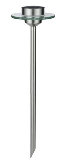 Paulmann - Ufo Solar LED Hage Lampe IP44 Stainless Steel/Clear