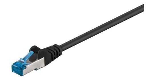 Pro LAN CAT 6A S/FTP Nettverkskabel 30 m Svart