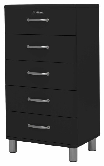 Tenzo Malibu kommode Shadow black 111 x 60 cm Svart
