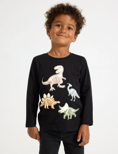 Lindex Långärmad Topp Black 92