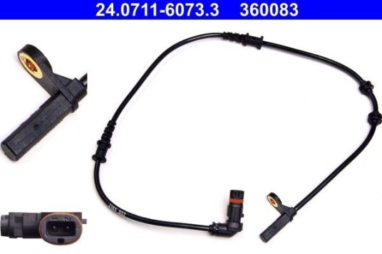 Sensor, ABS ATE 24.0711-6073.3