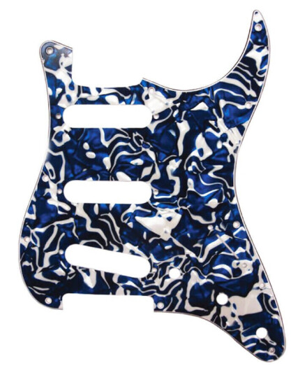 D'Andrea St-Style Sss Pickguard Blue Swirl Pearl D'Andrea St-Style Sss Pickguard Blue Swirl Pearl