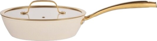 Stekepanne Maku Beige 24 Cm Med Lokk 2,2 L Stekepanne Maku Beige 24 Cm Med Lokk 2,2 L