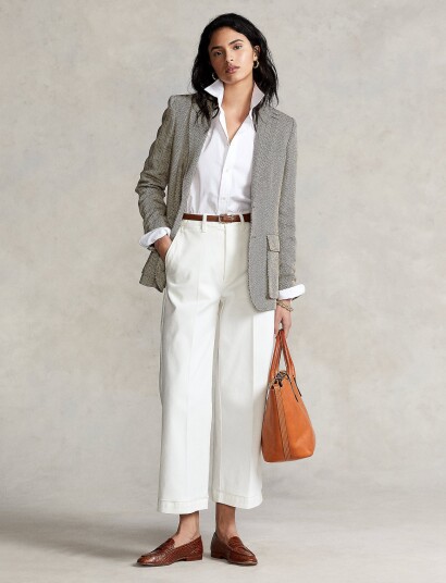 Polo Ralph Lauren Chino Wide Leg Pant White 40