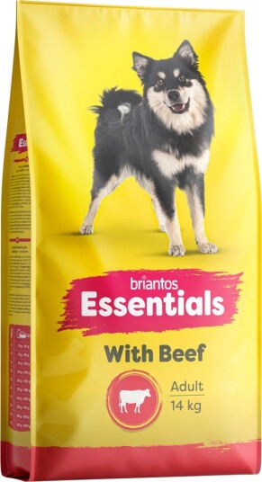 Briantos Tørrfôr Adult Essentials Med Sparepakke Okse 2 X 14 kg