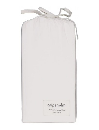 Gripsholm Envelope Sheet Percale 210X210Cm White 210X210 Cm White 210X210CM