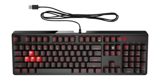 HP OMEN by Encoder - Tastatur - Engelsk - Rød HP OMEN by Encoder - Tastatur - Engelsk - Rød